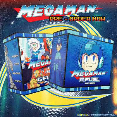 G FUEL and Capcom Partner Up to Celebrate 35 Years of Mega Man™ with Brand-New Flavor, Blue Bomber Slushee!