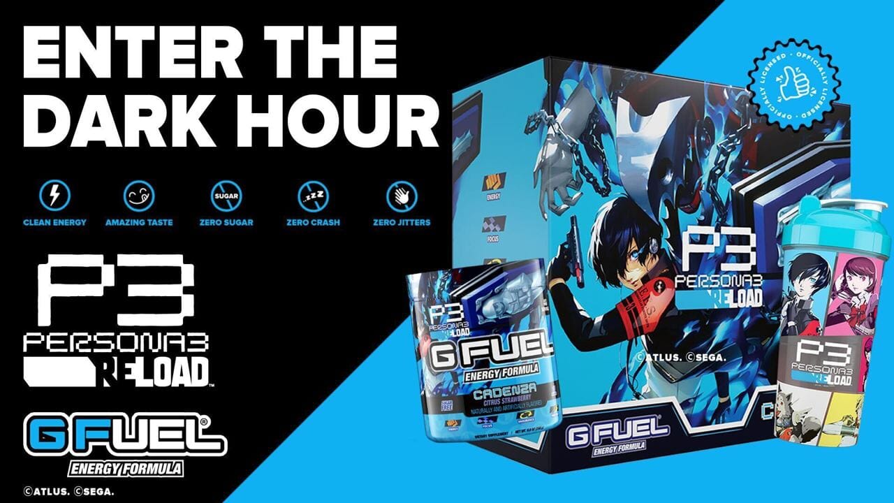 G FUEL Energy Formula x "Persona 3 Reload" Cadenza Collector's Box 