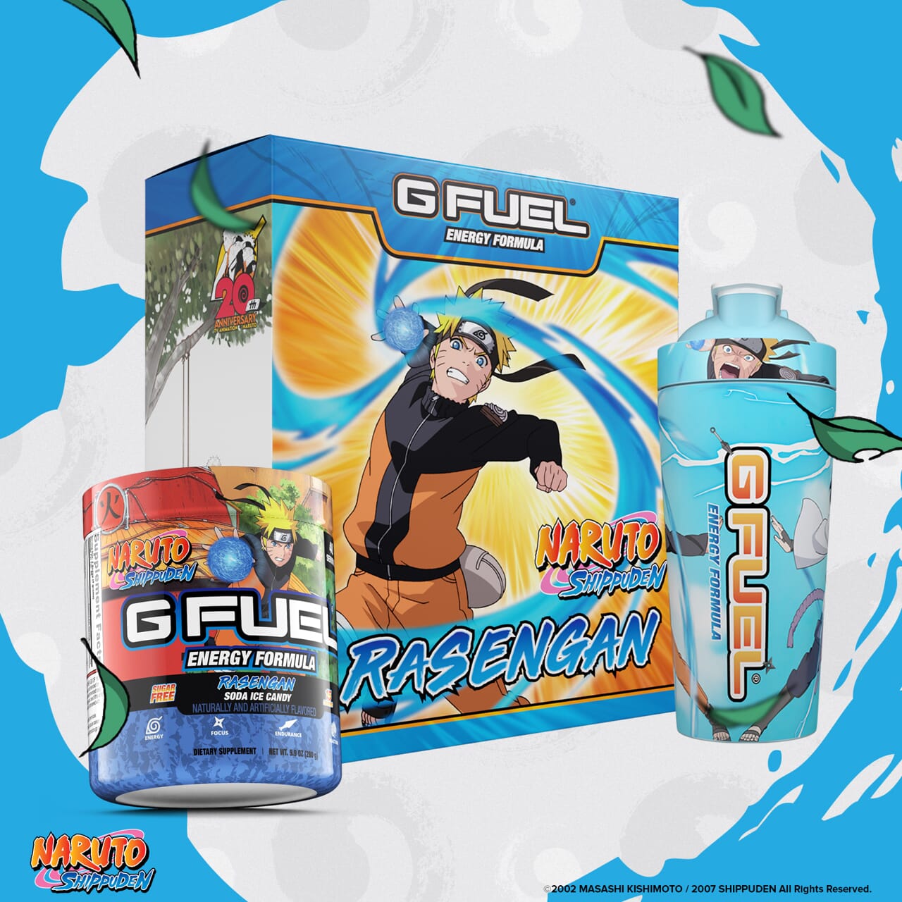 G FUEL Rasengan, inspired by "Naruto Shippuden"