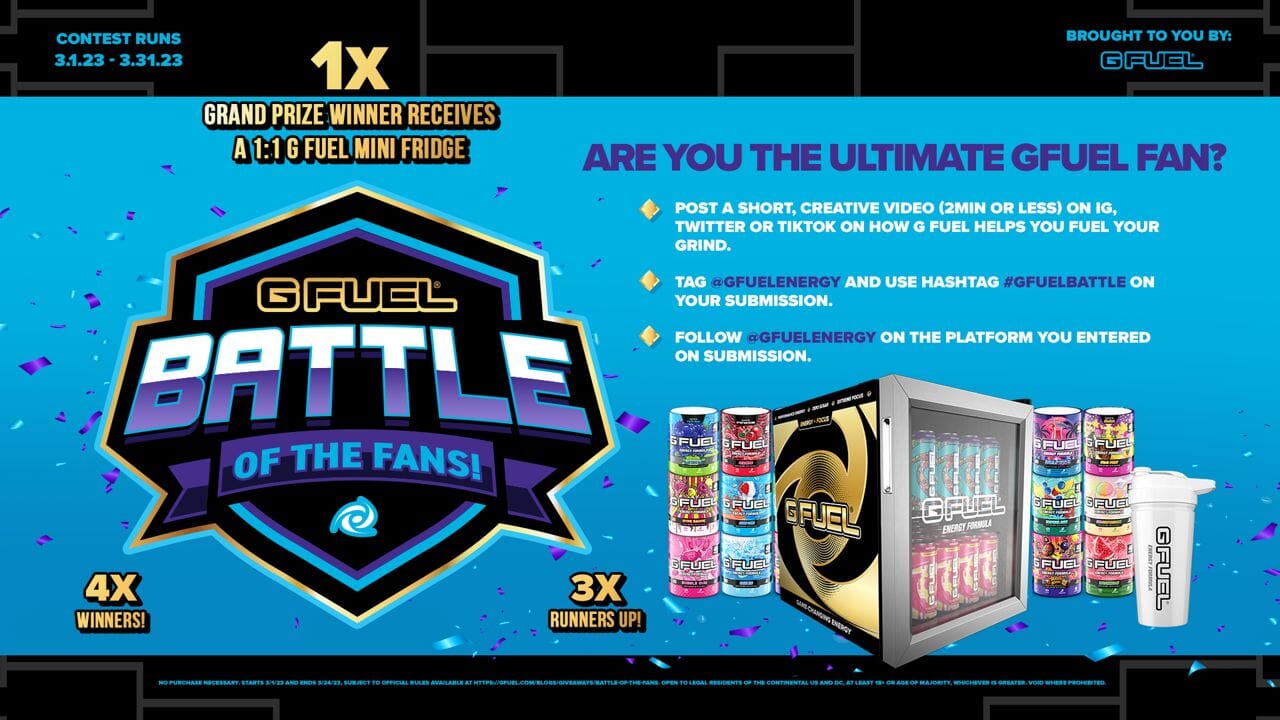 G FUEL Battle Of The Fans!