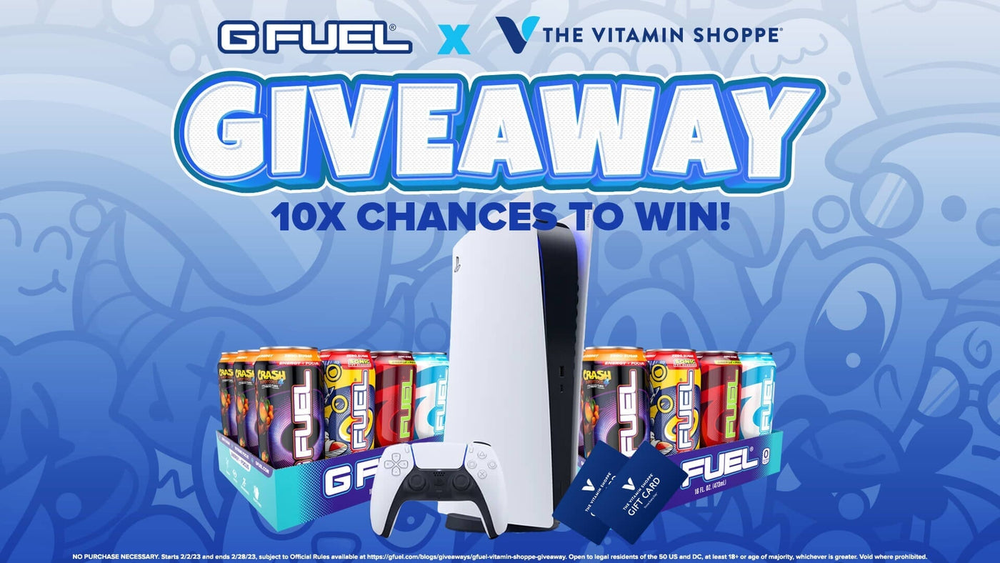 G FUEL x The Vitamin Shoppe Giveaway!