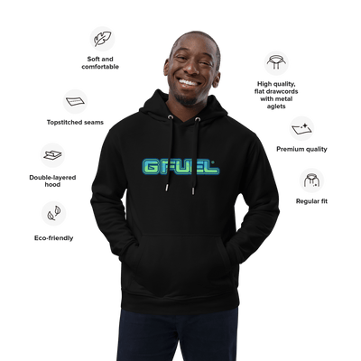 G FUEL| Earth Day Premium Eco Hoodie Black XS 8129044_13098