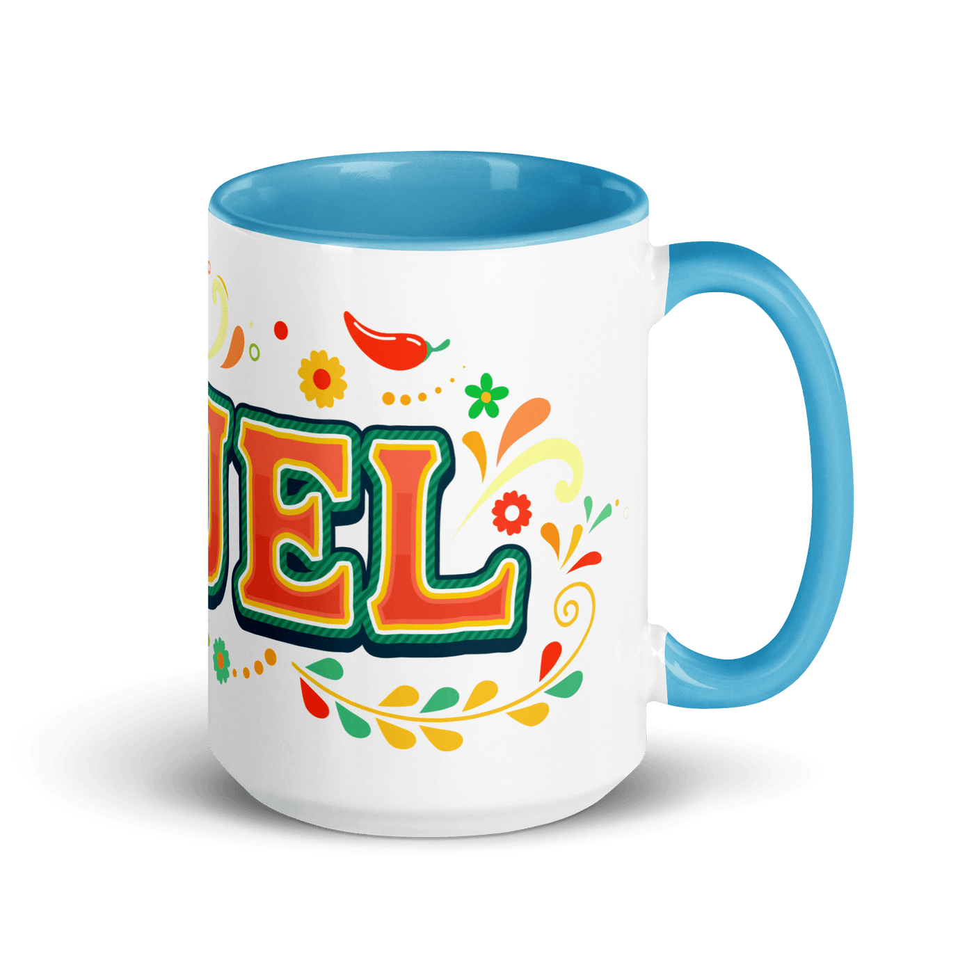 Printful| Fiesta Frenzy Mug Glass Blue 3409290_17197