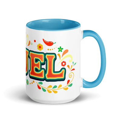 Printful| Fiesta Frenzy Mug Glass Blue 3409290_17197