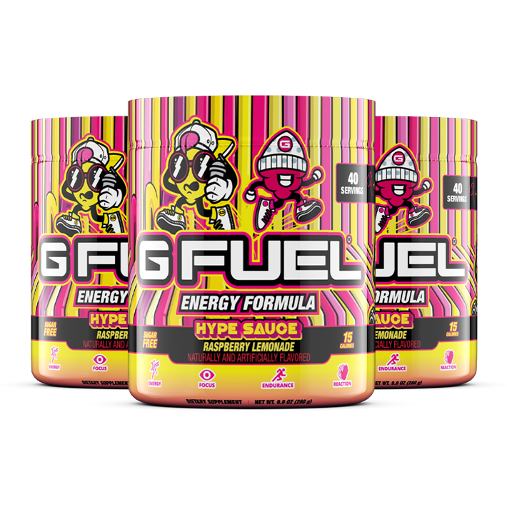 G FUEL| HYPE SAUCE Tub 3-Pack GTB-HS3