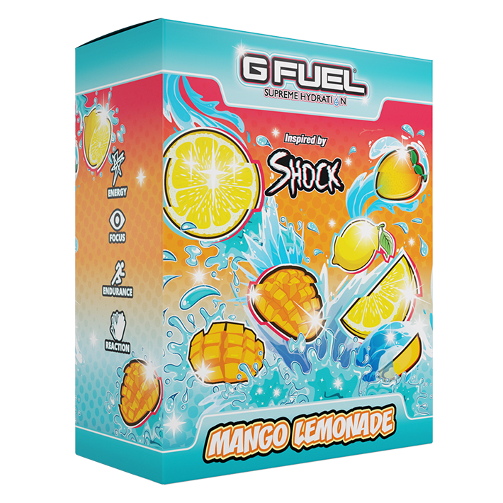 G FUEL| Mango Lemonade Supreme Hydration Collector's Box Tub (Collectors Box) 