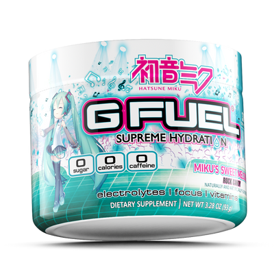 G FUEL| Miku’s Sweet Melodies Collector's Box Tub (Collectors Box) 