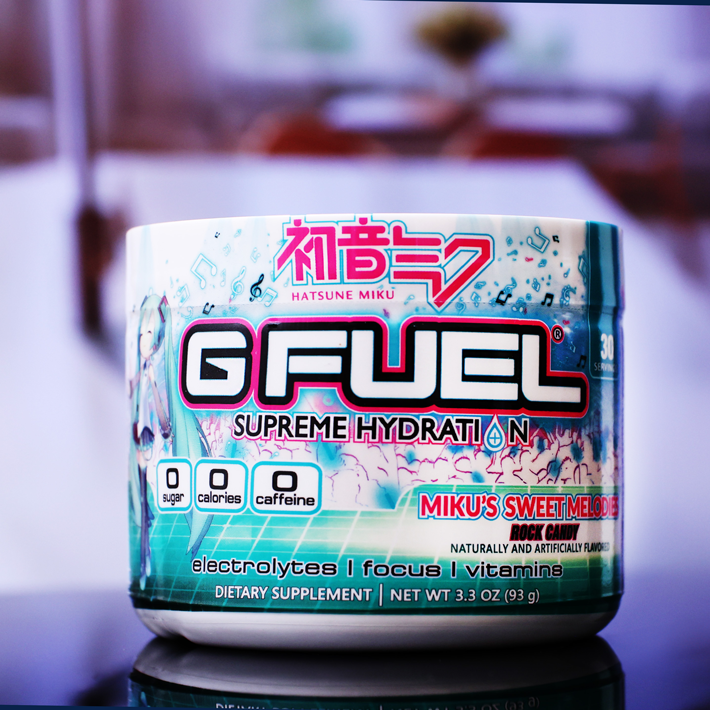 G FUEL| Miku's Sweet Melodies Diva Supreme Hydration Hydration Tub 