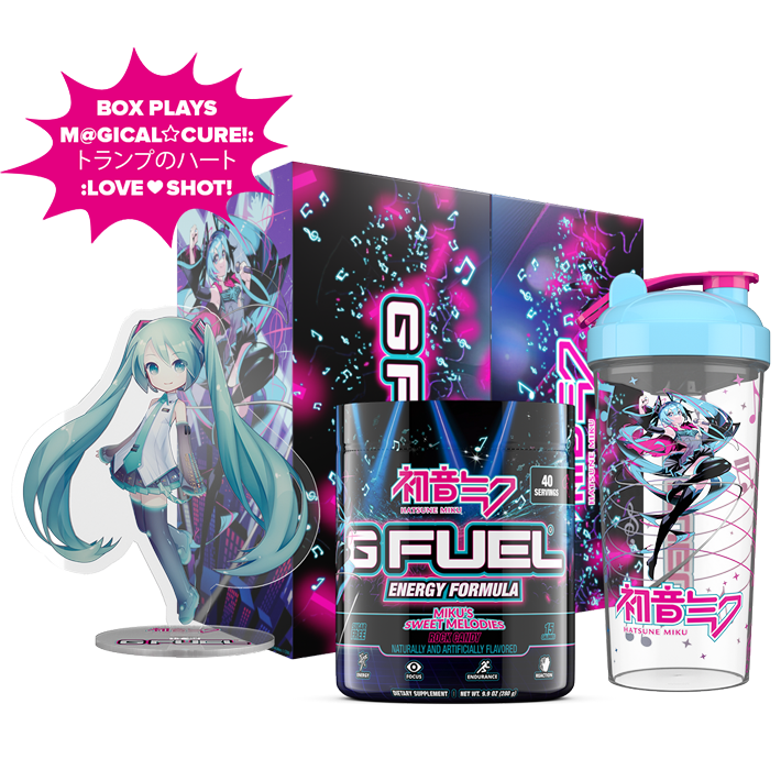 G FUEL| Miku’s Sweet Melodies Stage Collector's Box Tub (Collectors Box) 