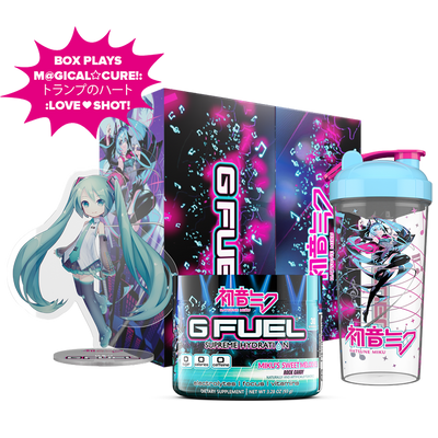 G FUEL| Miku’s Sweet Melodies Stage Collector's Box Tub (Collectors Box) 