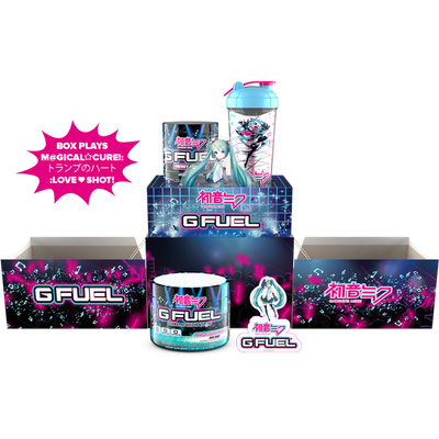 G FUEL| Miku’s Sweet Melodies Stage Collector's Box Tub (Collectors Box) 