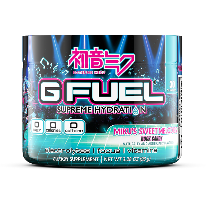 G FUEL| Miku’s Sweet Melodies Stage Collector's Box Tub (Collectors Box) 