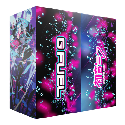 G FUEL| Miku’s Sweet Melodies Stage Collector's Box Tub (Collectors Box) 