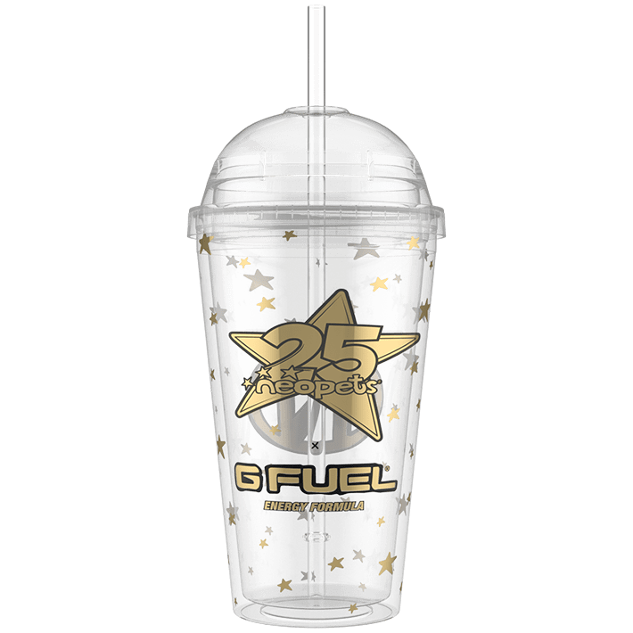 G FUEL| Neopets Golden Slushie Cup Shaker Cup 