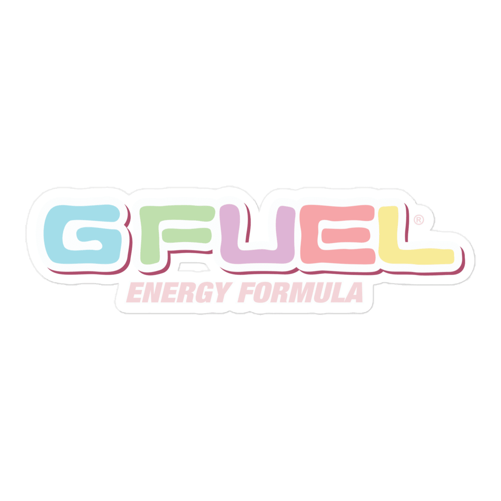 G FUEL| Pastel Drip Sticker 3″×3″ 8649929_10163