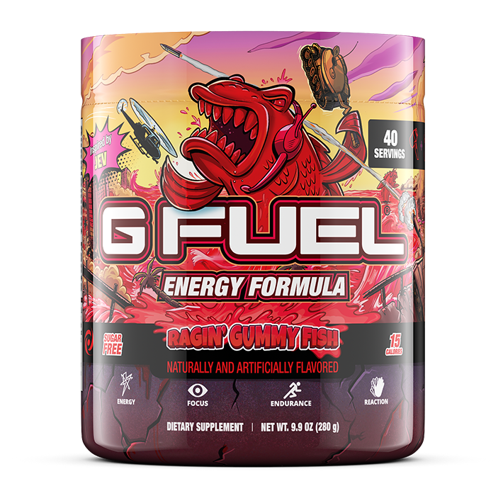 G FUEL| Ragin' Gummy Fish Remastered Tub 