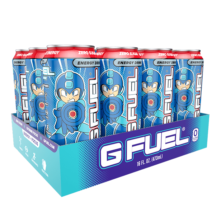 G FUEL| Blue Bomber Slushee Cans RTD 12 Pack RTD-MM12