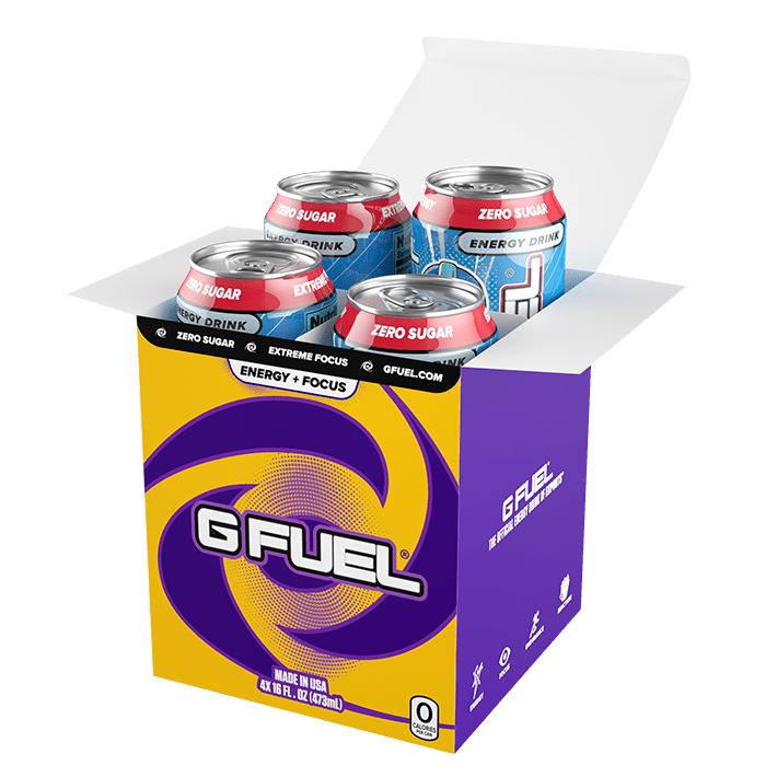 G FUEL| Blue Bomber Slushee Cans RTD 4 Pack RTD-MM4-YP