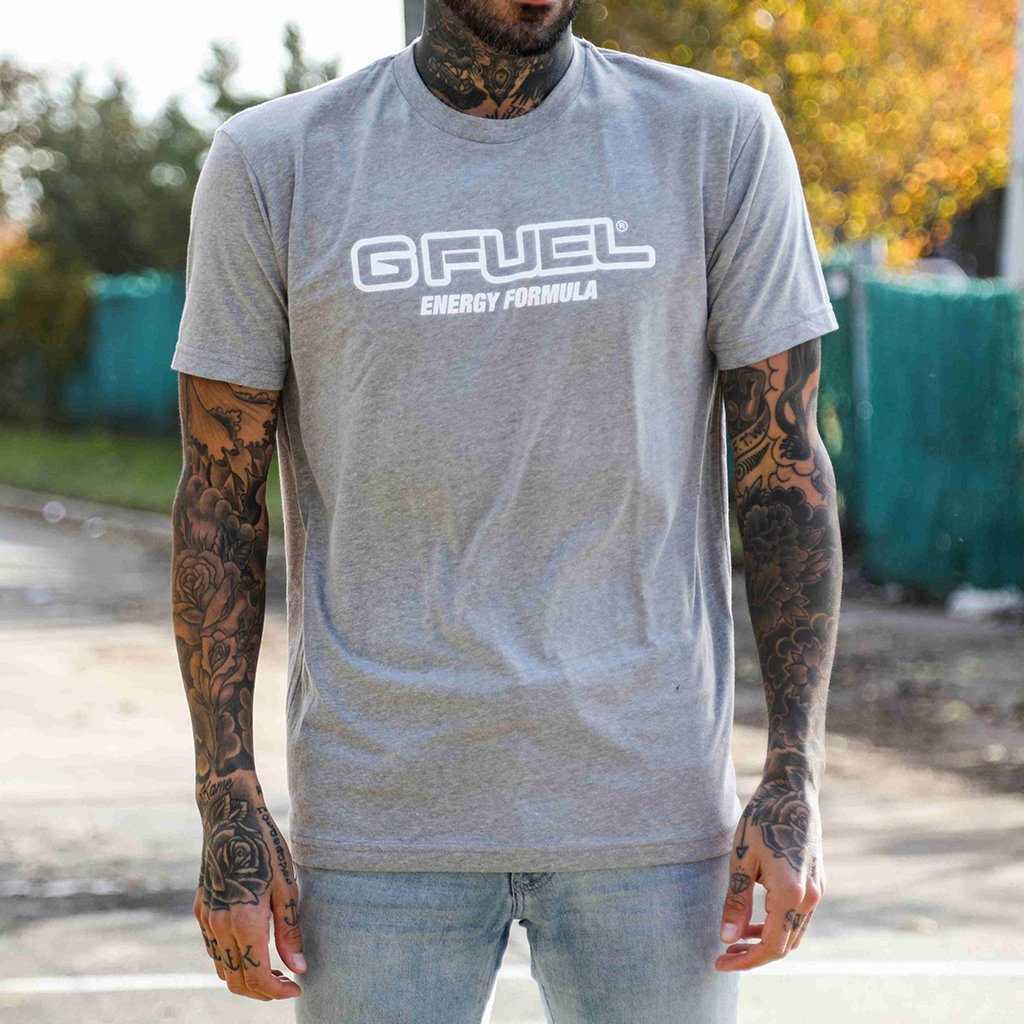 G FUEL| Heather Gray (G FUEL Logo Shirt) Shirt 