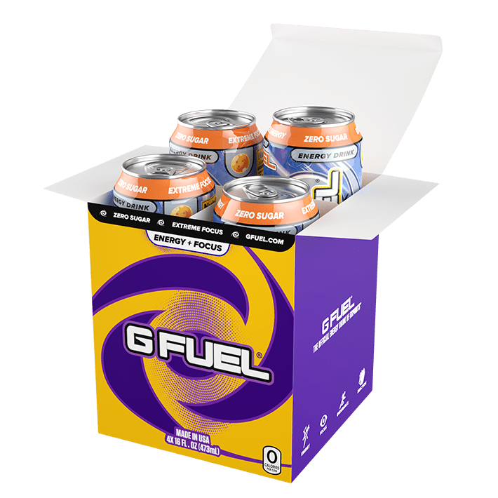 G FUEL| Kamehameha Cans RTD 4 Pack HALF-RTD-GKU4-YP