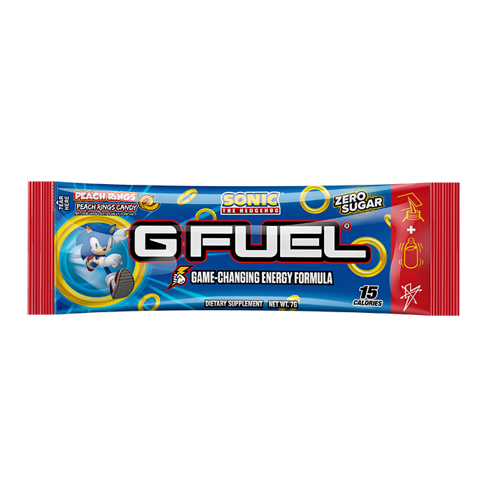 G FUEL| Sonic Peach Rings - Single Energy Pack Pack 