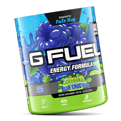 G FUEL| Sour Blue Chug Rug Tub 