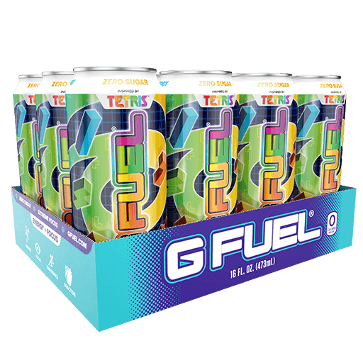 G FUEL| Tetris™ Blast Cans RTD 12 Pack RTD-TE12